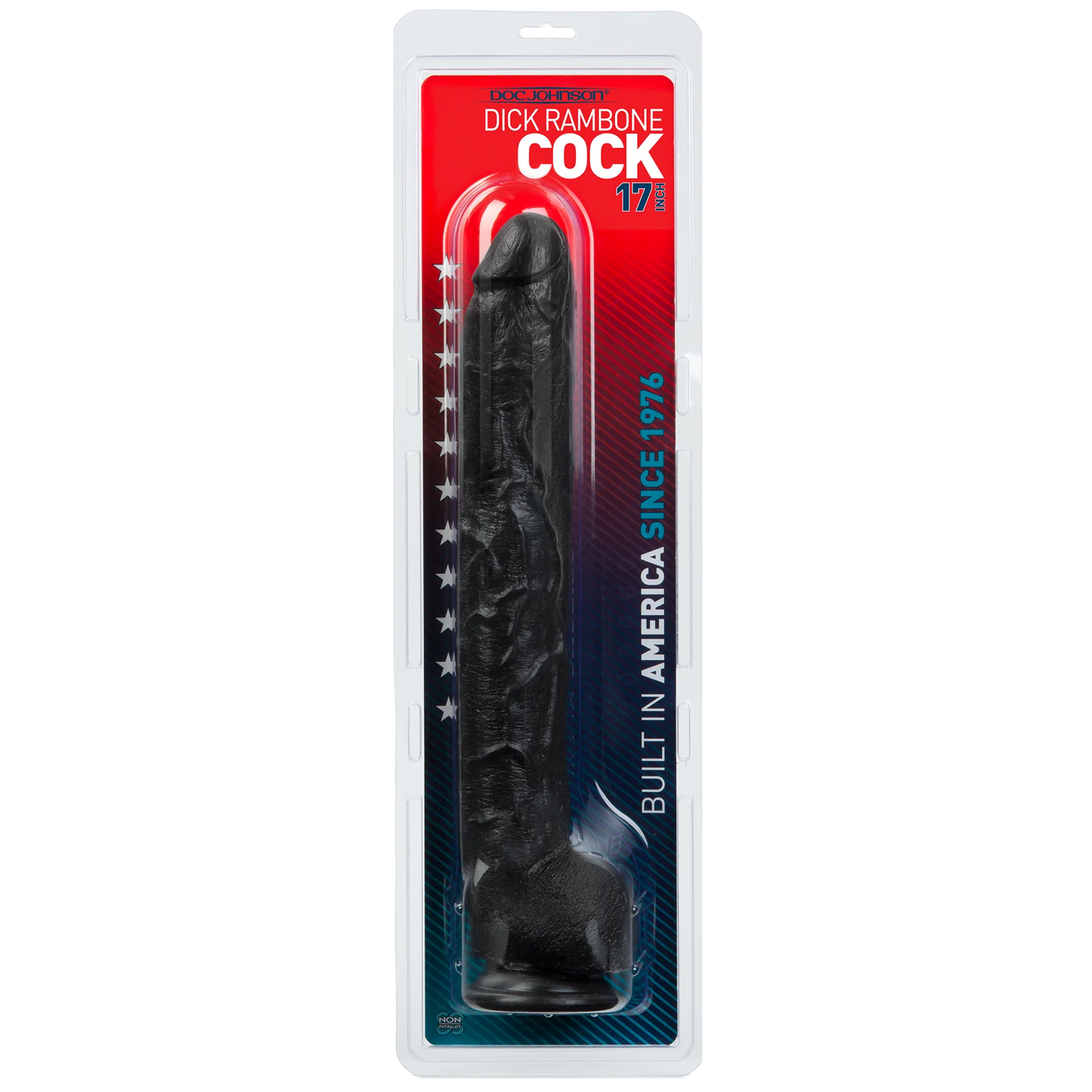 DICK RAMBONE COCK - 17 INCH BLACK