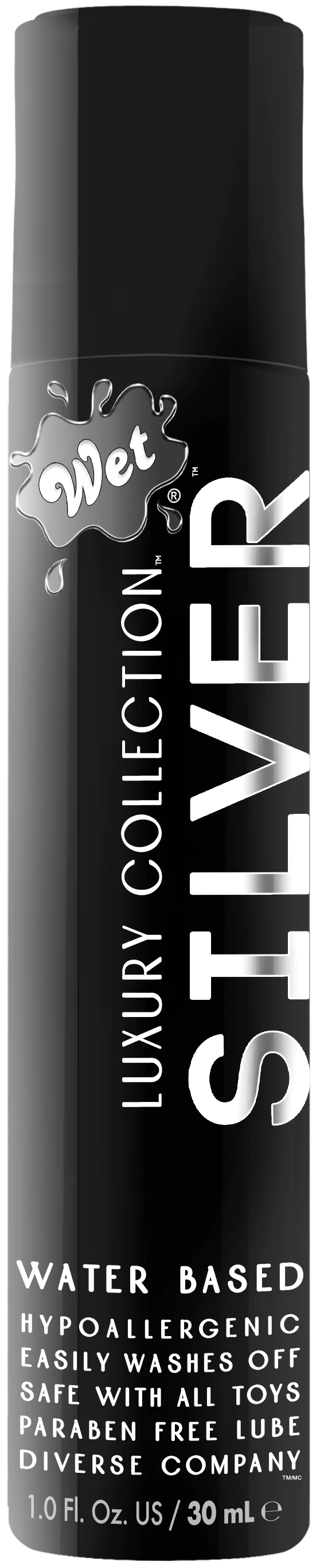 Wet® Silver Water Based 1 Fl. Oz./30mL