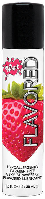 Wet® Flavored™ Sexy Strawberry 1 Fl. Oz./30mL