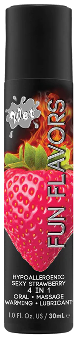 Wet® Fun Flavors® Sexy Strawberry 1 Fl. Oz./30mL