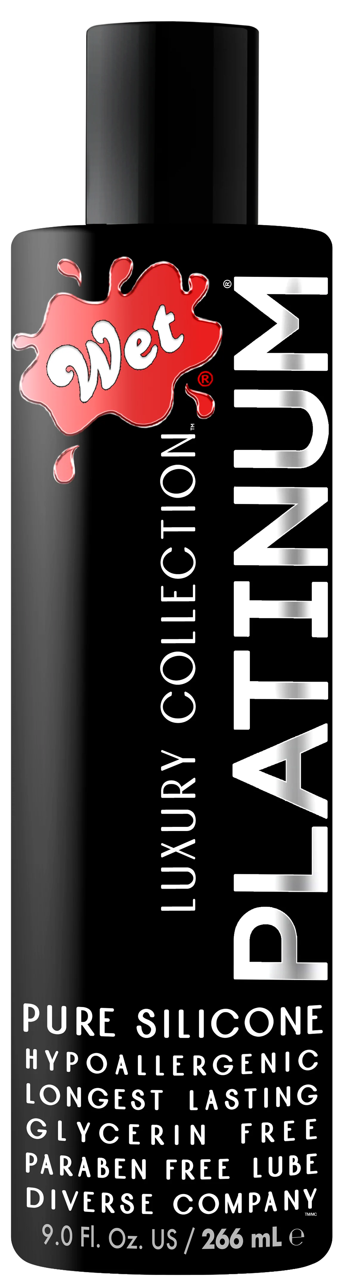 Wet Platinum Silicone Based Sex Lube 9 Ounce