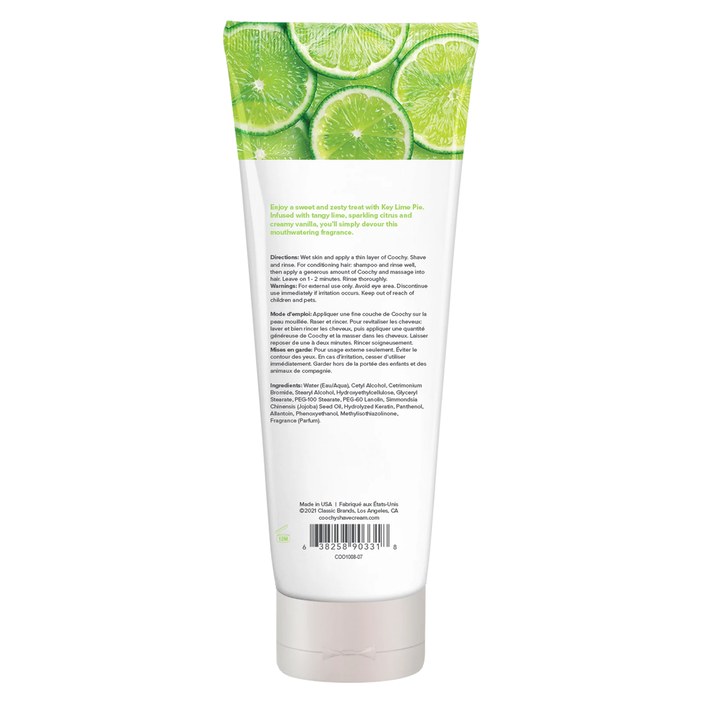 7.2oz COOCHY SHAVE CREAM Key Lime Pie