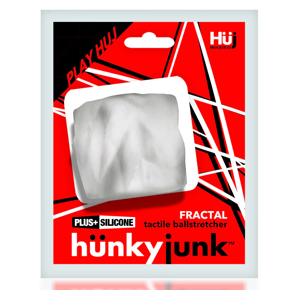 Hunkyjunk FRACTAL tactile ballstretcher CLEAR ICE