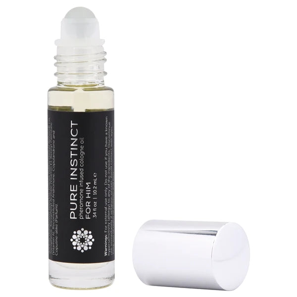PURE INSTINCT Pheromone Cologne Oil Roll-On For Him .34oz | 10mL