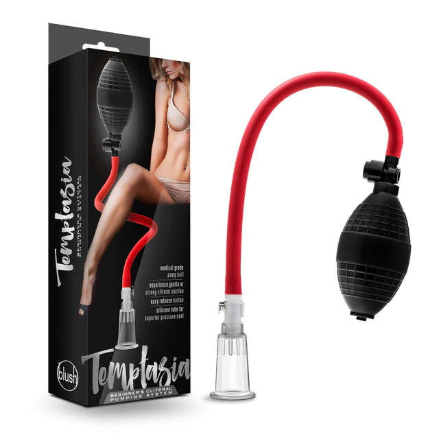 BLUSH Temptasia - Beginner's Clitoral Pumping System - Black