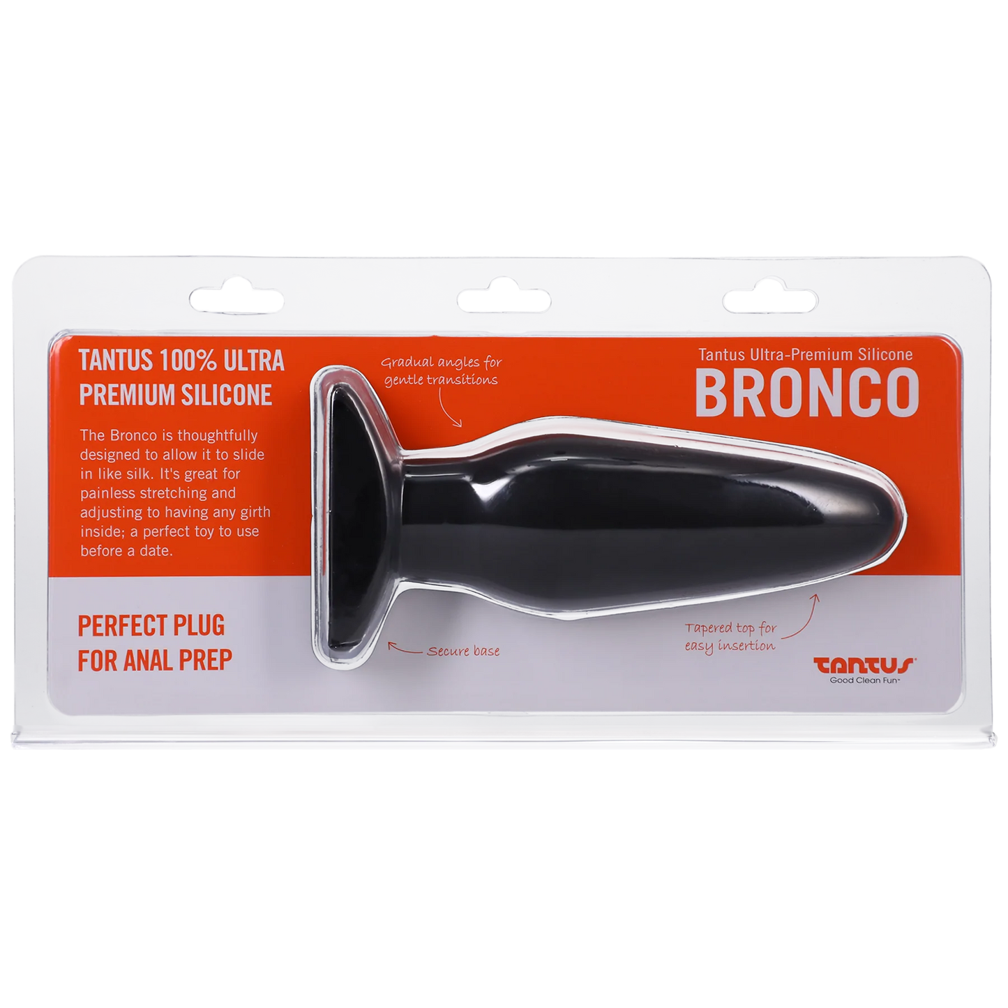 Tantus Silicone Bronco Silicone Butt Plug