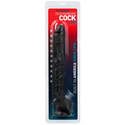DICK RAMBONE COCK - 17 INCH BLACK