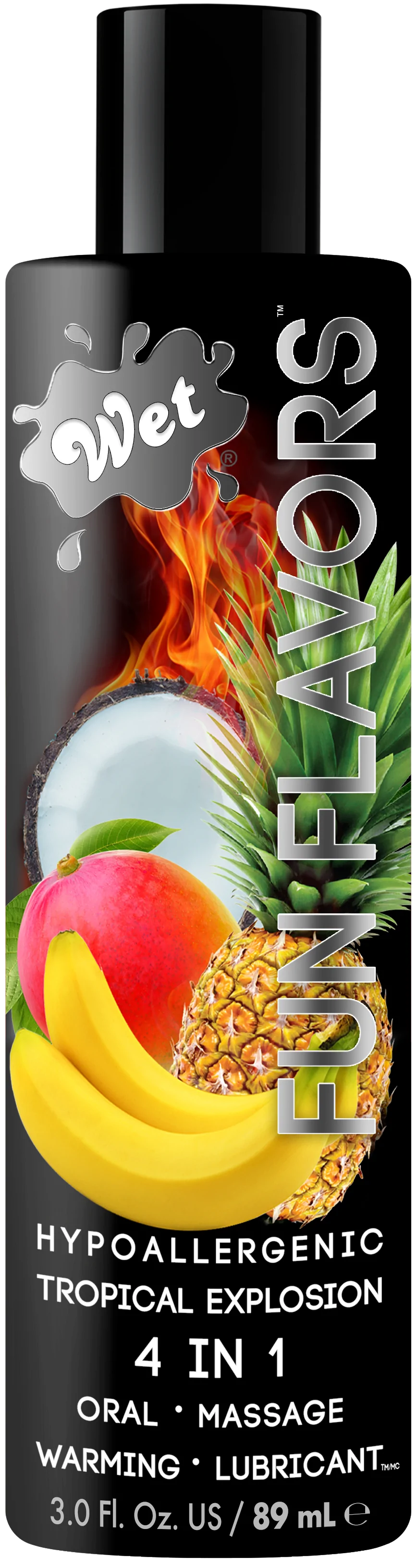 Wet Fun Flavors Tropical Explosion 4 in 1 3oz