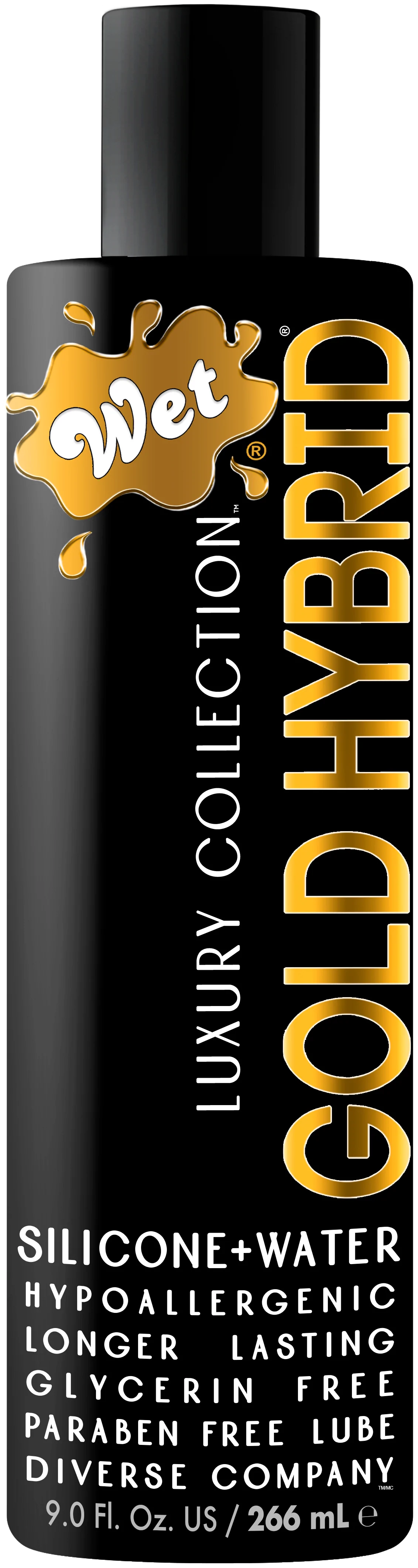 Wet Gold Hybrid Silicone & Water Based 9oz