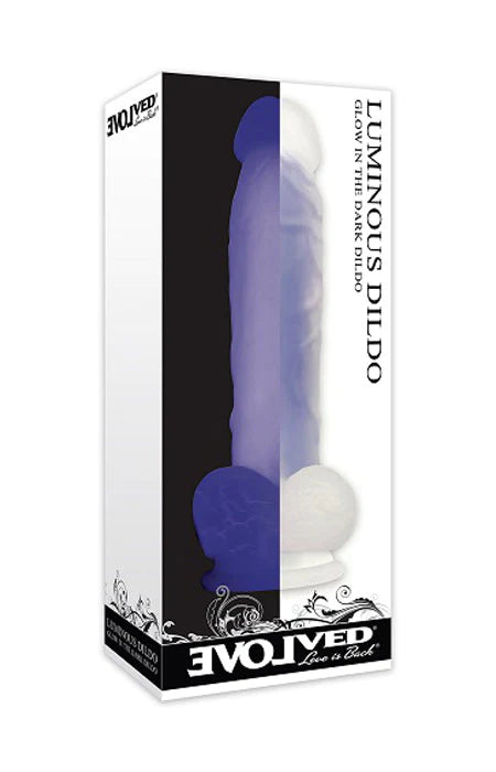 Evolved Luminous Dual Core Dildo Glow in the Dark