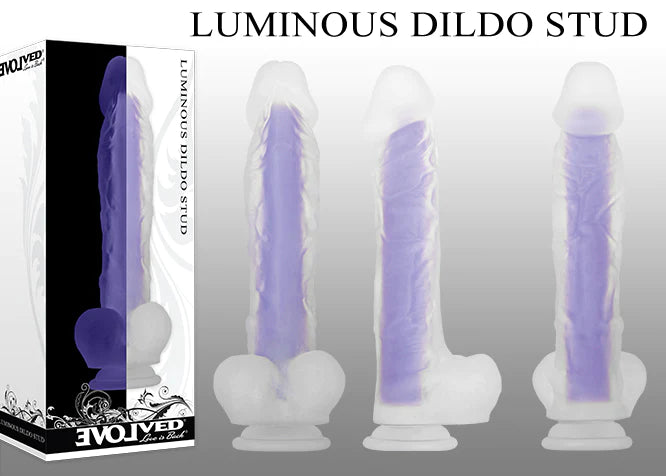 Evolved Luminous Dual Core Dildo Glow in the Dark