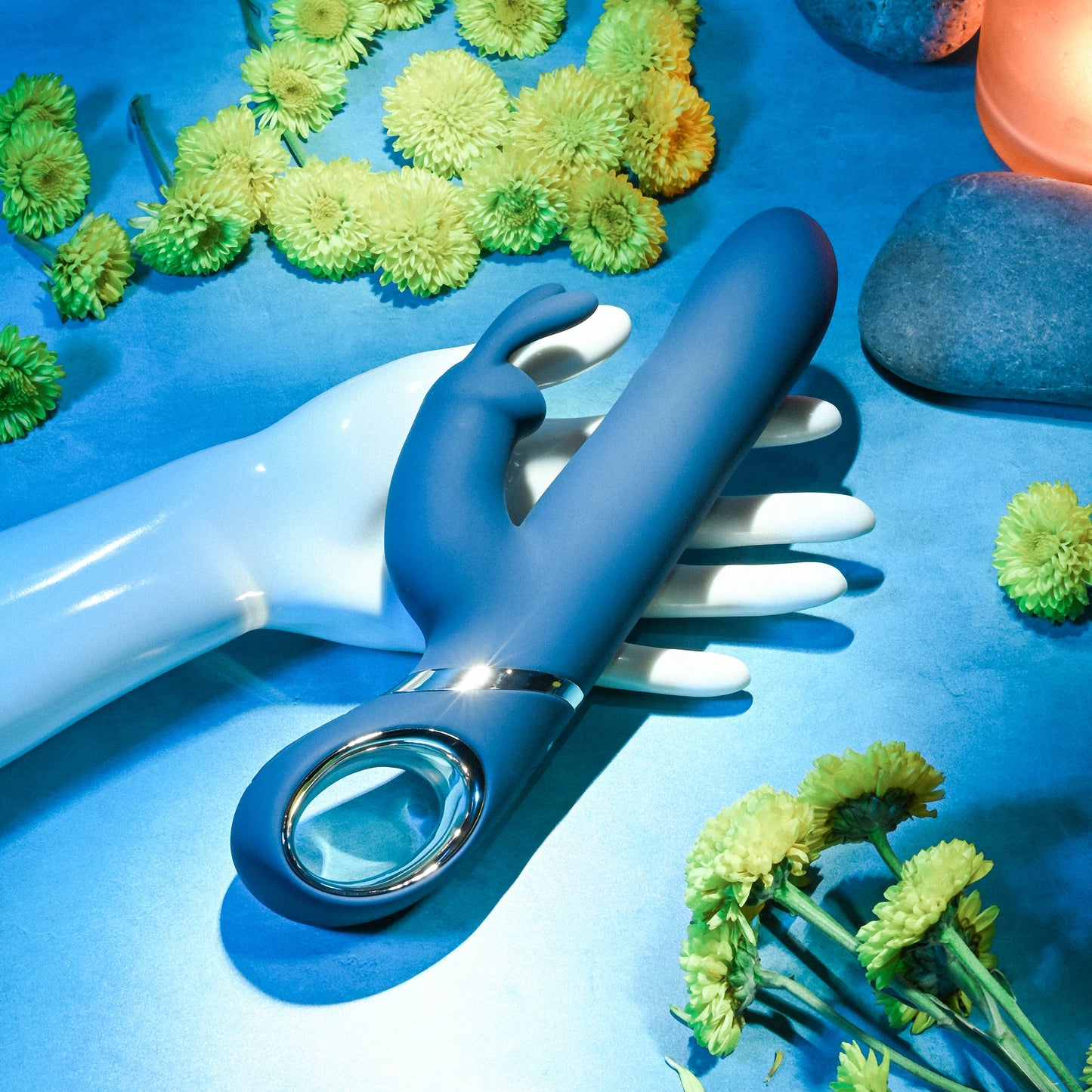 Adam & Eve EVE'S TWIRLING RABBIT VIBRATING BLUE