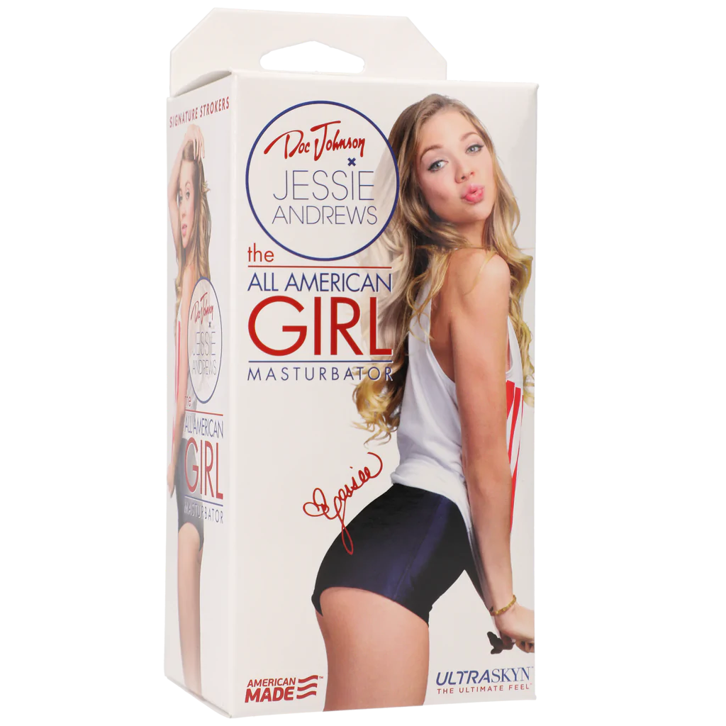 Doc Johnson Signature Strokers - Jessie Andrews - ULTRASKYN The All American Girl Masturbator - Vanilla