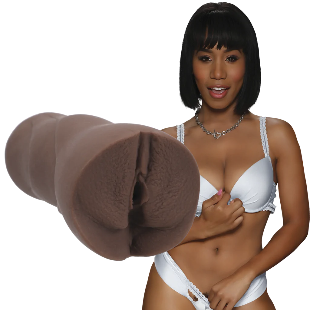 Doc Johnson Signature Strokers - Jenna Foxx - ULTRASKYN Pocket Pussy - Chocolate