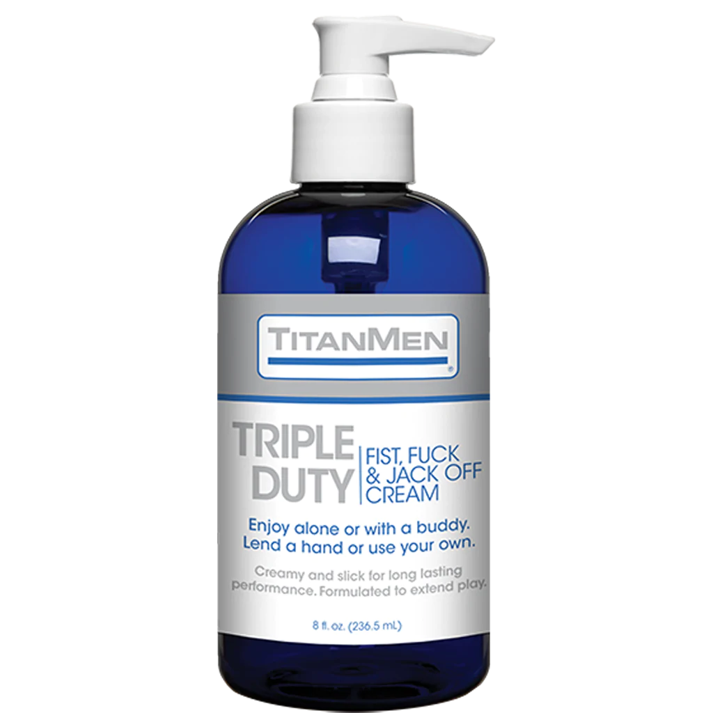 Doc Johnson TitanMen - Triple Duty - Fist, Fuck & Jack Off Cream