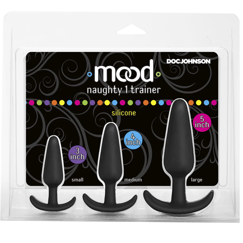 Doc Johnson Mood - Naughty 1 Trainer Set - Black