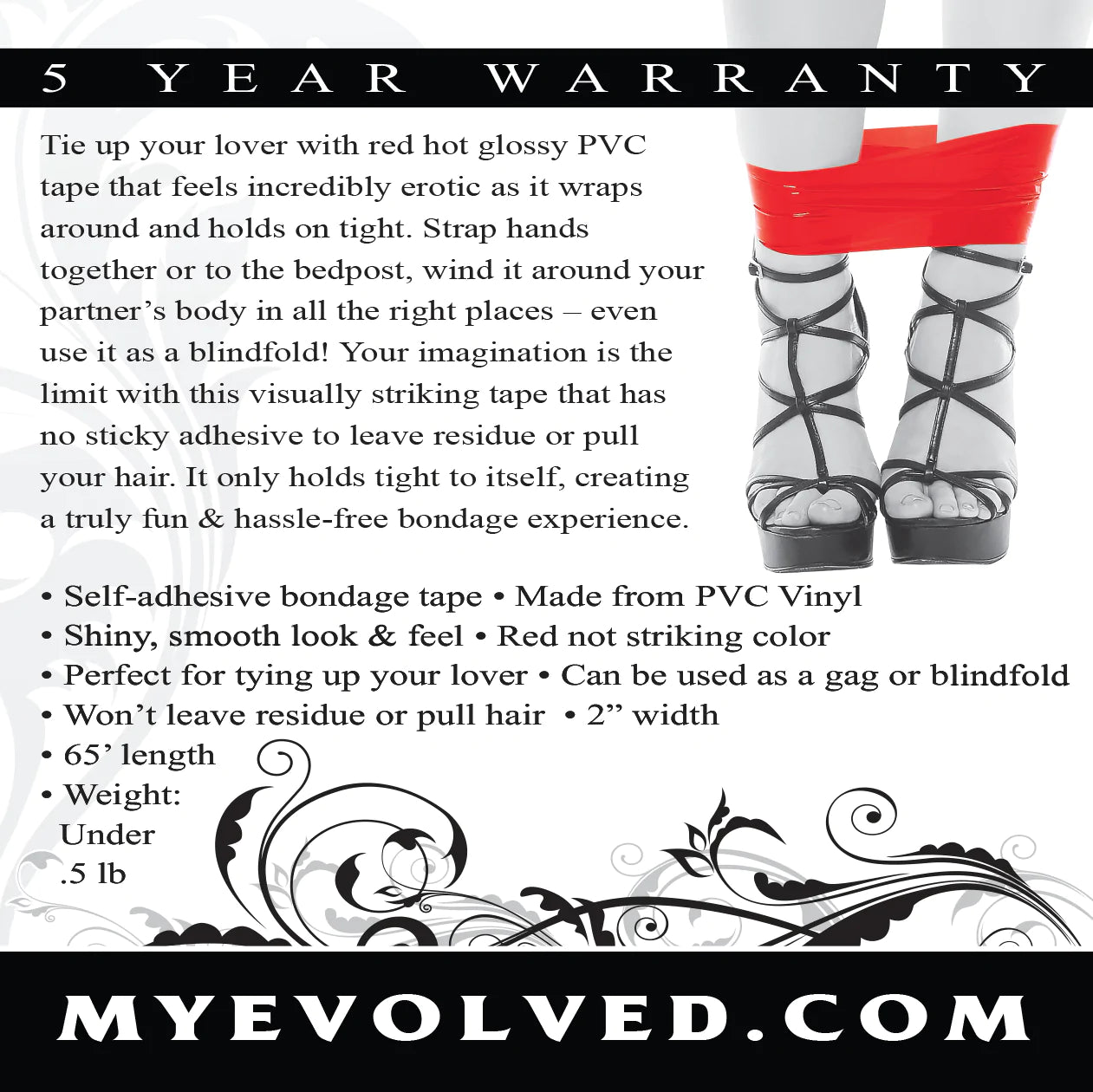 Evolved RED BONDAGE TAPE RED