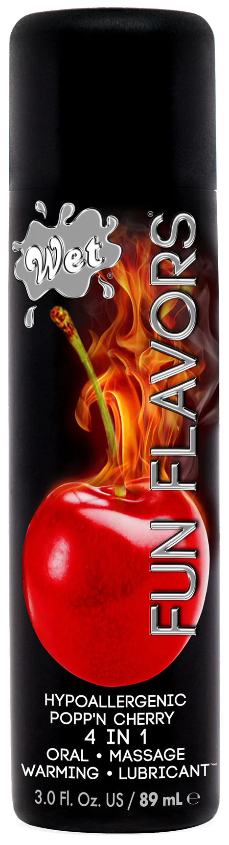 Wet Fun Flavors Popp'n Cherry 4 in 1 3oz