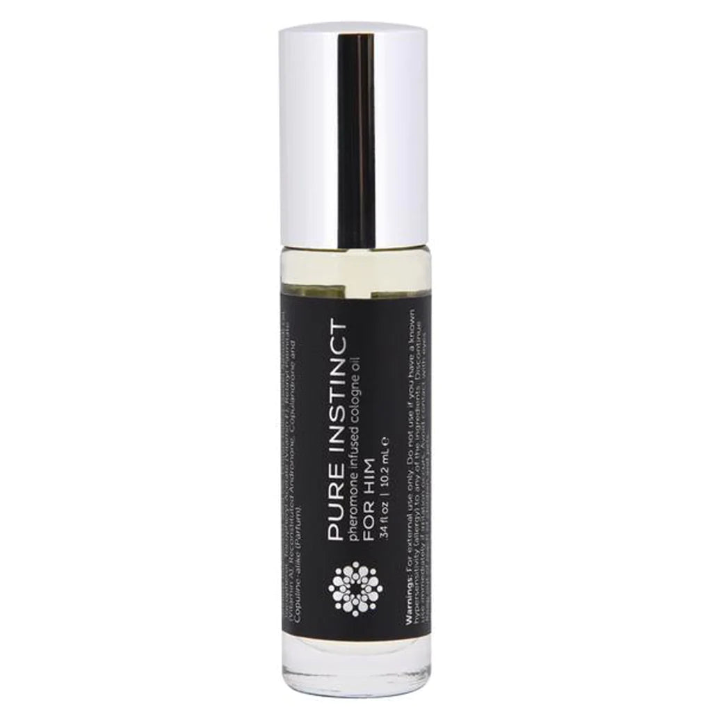 PURE INSTINCT Pheromone Cologne Oil Roll-On For Him .34oz | 10mL