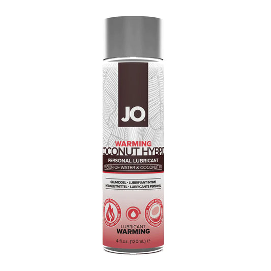 JO Silicone Free Hybrid - Warming - Lubricant 4 floz / 120 mL