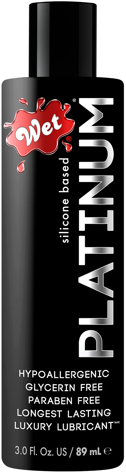 WET® Platinum® Silicone Lubricant 3 Fl. oz./89mL