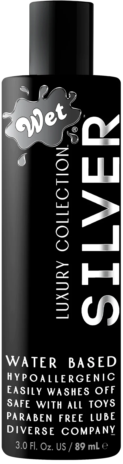 Wet® Silver Water Based 3 Fl. Oz/89mL