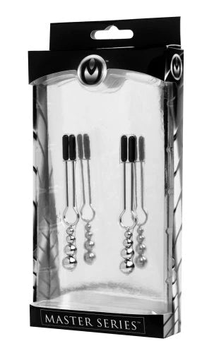 XR MS Adorn Triple Bead Nipple Clamp Set