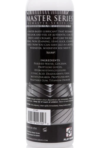 XR MS Jizz Unscented Water-based Lube 8oz