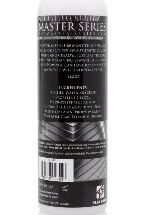 XR MS Jizz Unscented Water-based Lube 8oz