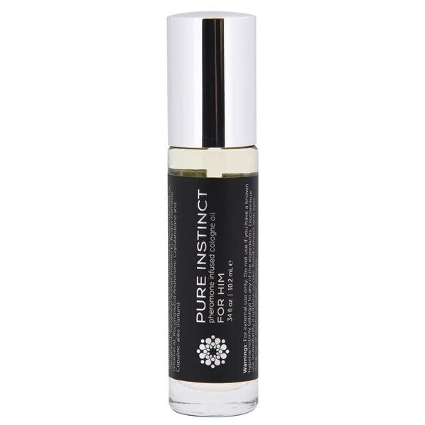 PURE INSTINCT Pheromone Cologne Oil Roll-On For Him .34oz | 10mL