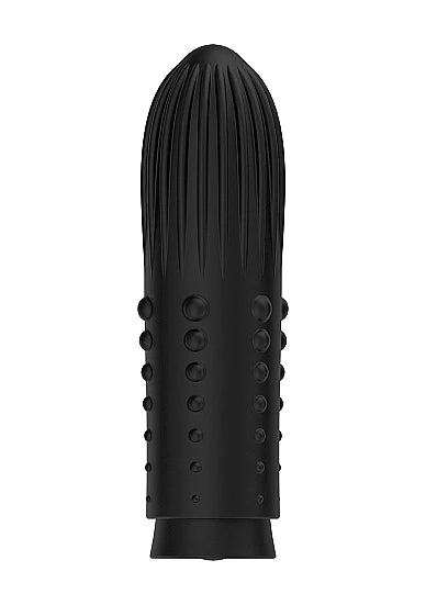 Shots Toys Elegance Lush Turbo Rechargeable Bullet Vibrator Black